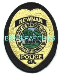 GEORGIA,NEWNAN POLICE BADGE PATCH 1_wm